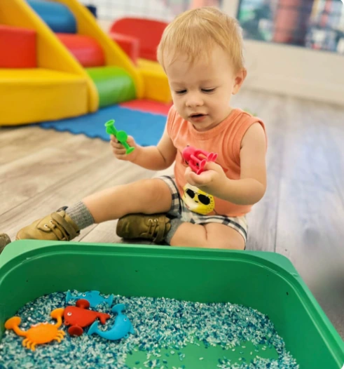 Infants learning at Secret Heart Academy