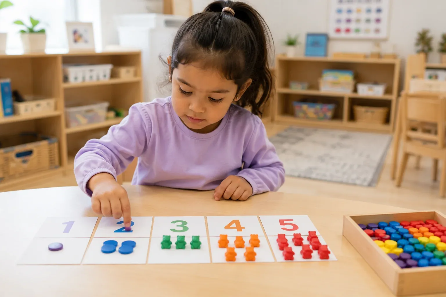 Children learning together at the centre